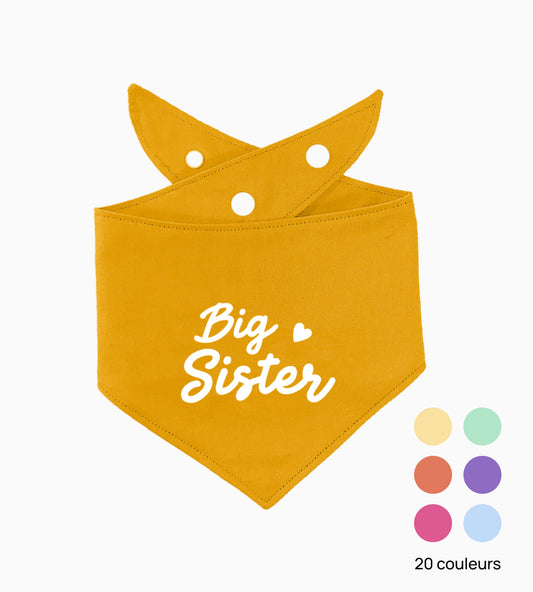 Bandana pour chien personnalisé - Big Sister
