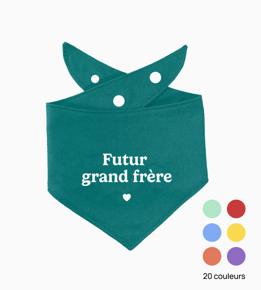 Bandana pour chien personnalisé - Futur grand frère