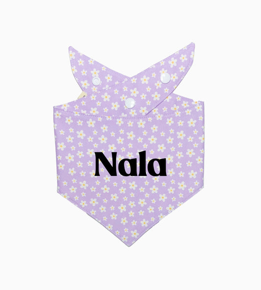 Bandana pour chien personnalisé - Lila