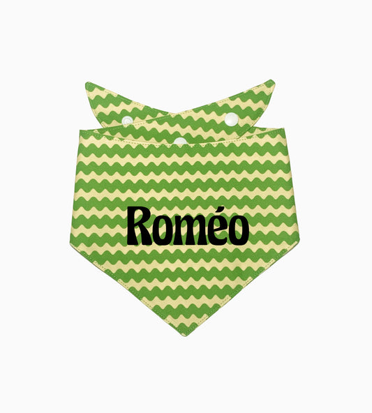 Bandana pour chien personnalisé - Wavy