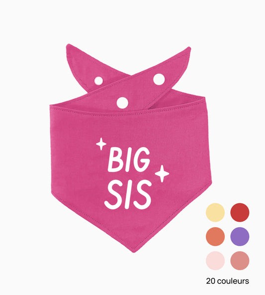 Bandana pour chien personnalisé - Grande soeur
