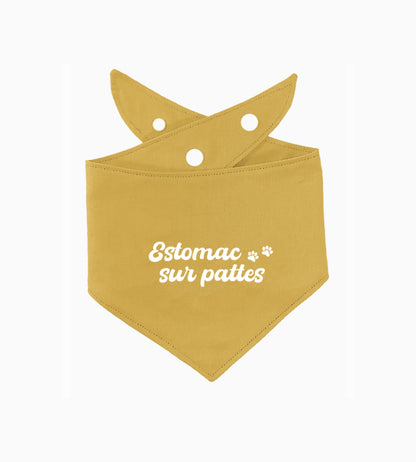 Bandana pour chien personnalisé - Estomac sur pattes