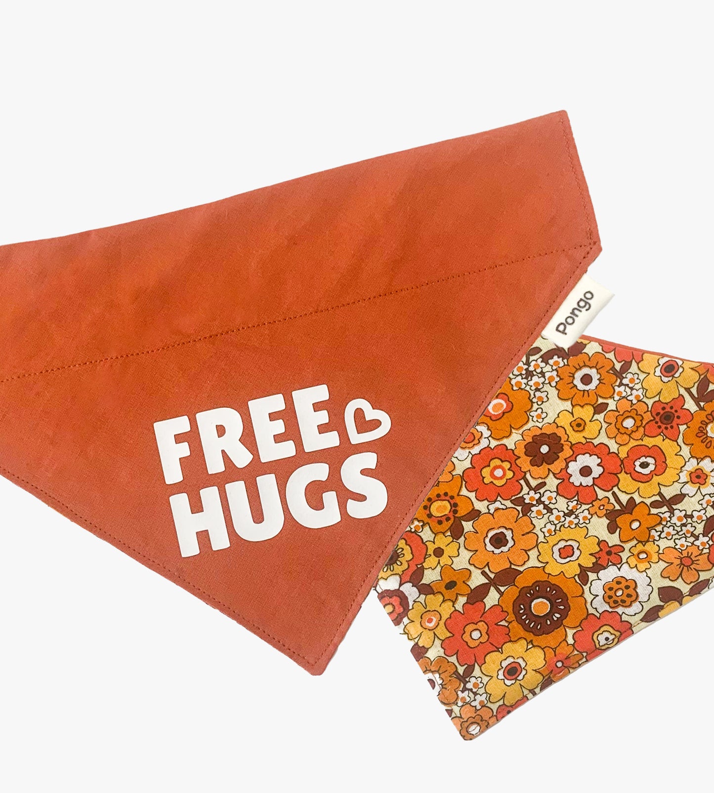 Bandana pour chien réversible - Free Hugs