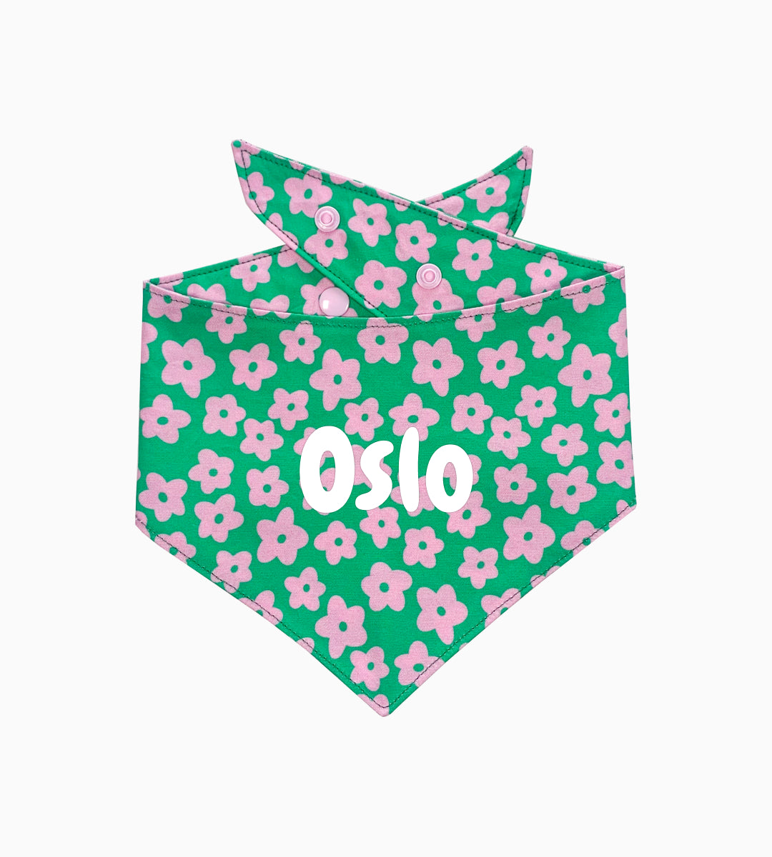 Bandana pour chien personnalisé - Flower