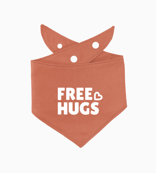 Bandana pour chien personnalisé - Free Hugs