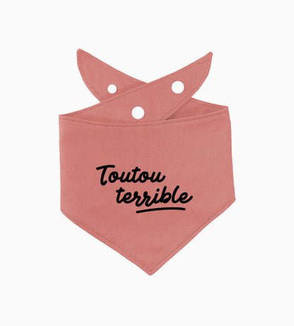 Bandana pour chien personnalisé - Toutou terrible