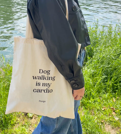 Tote bag - Dog walking is my cardio